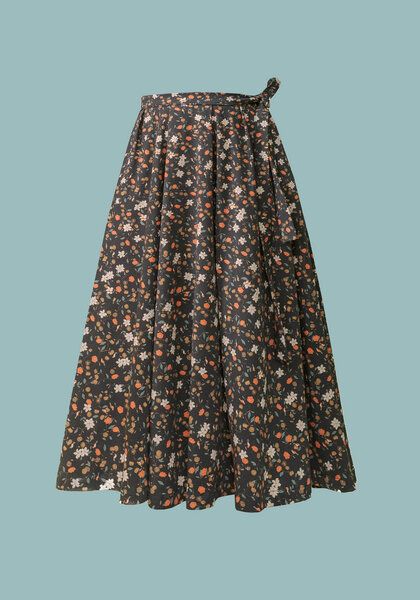 Atelier SNOW Wickelrock aus Bio-Baumwolle mit Muster von Atelier SNOW