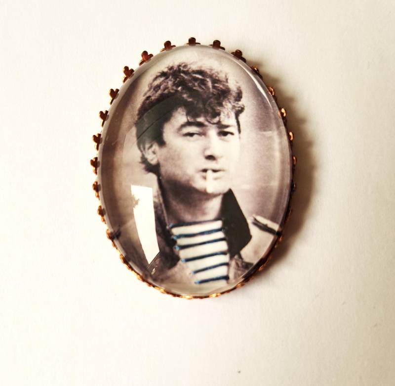 Handbestickte Brosche Von Alain Bashung von AtelierAgueda