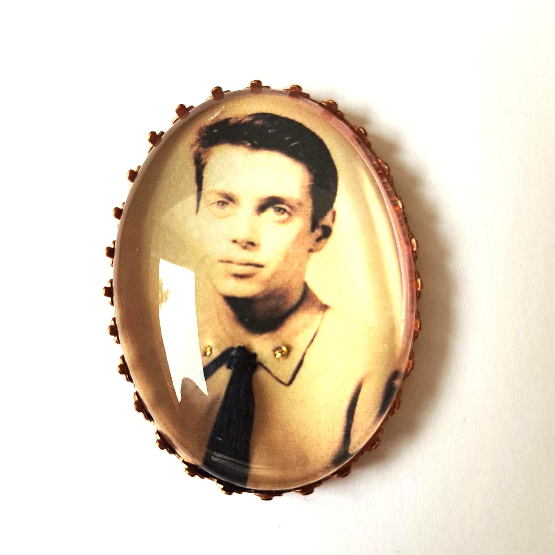 Handbestickte Brosche Von Steve Buscemi von AtelierAgueda