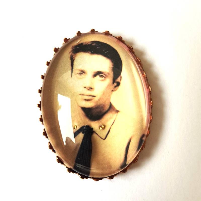 Handbestickte Brosche Von Steve Buscemi von AtelierAgueda