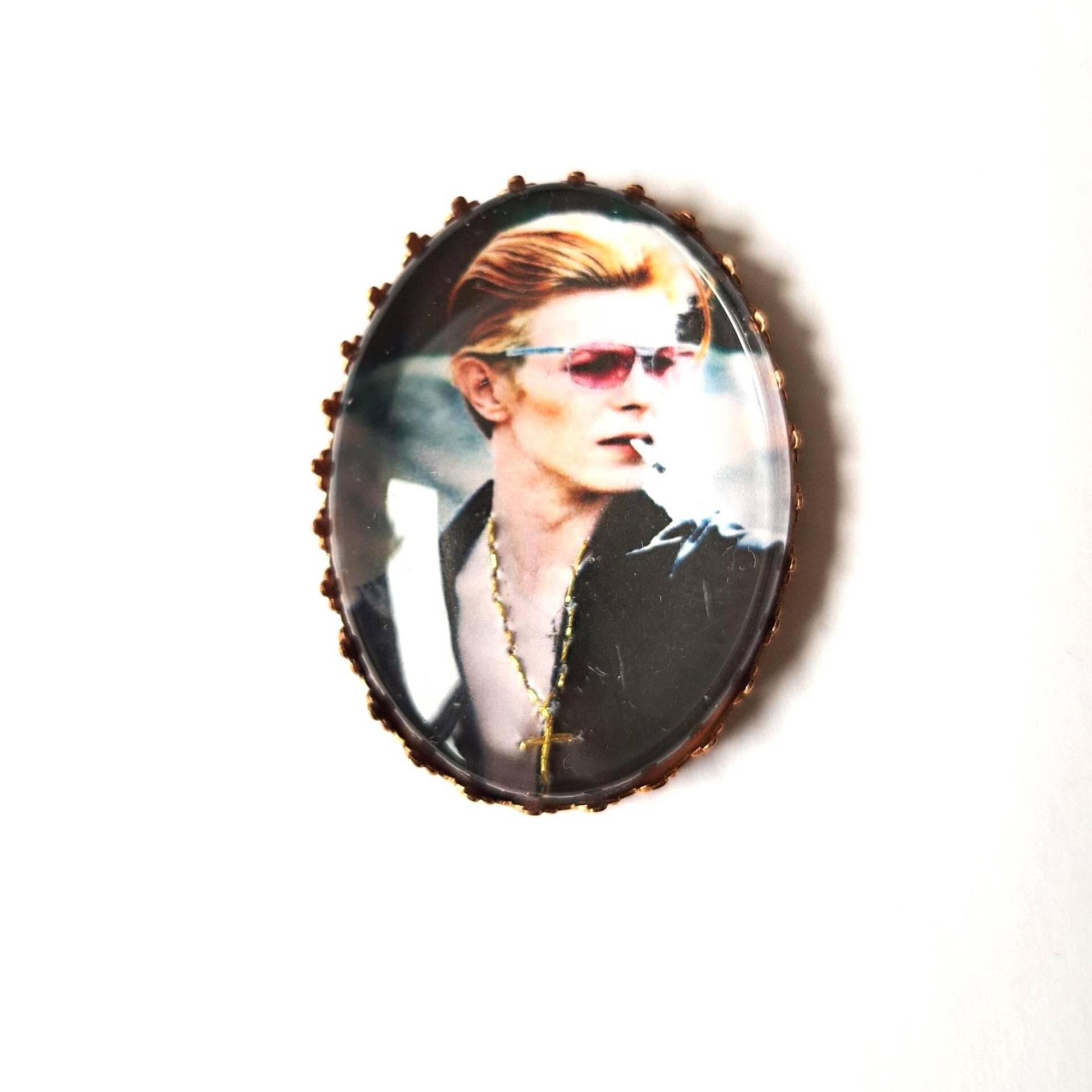 Handgestickte Brosche Von David Bowie von AtelierAgueda