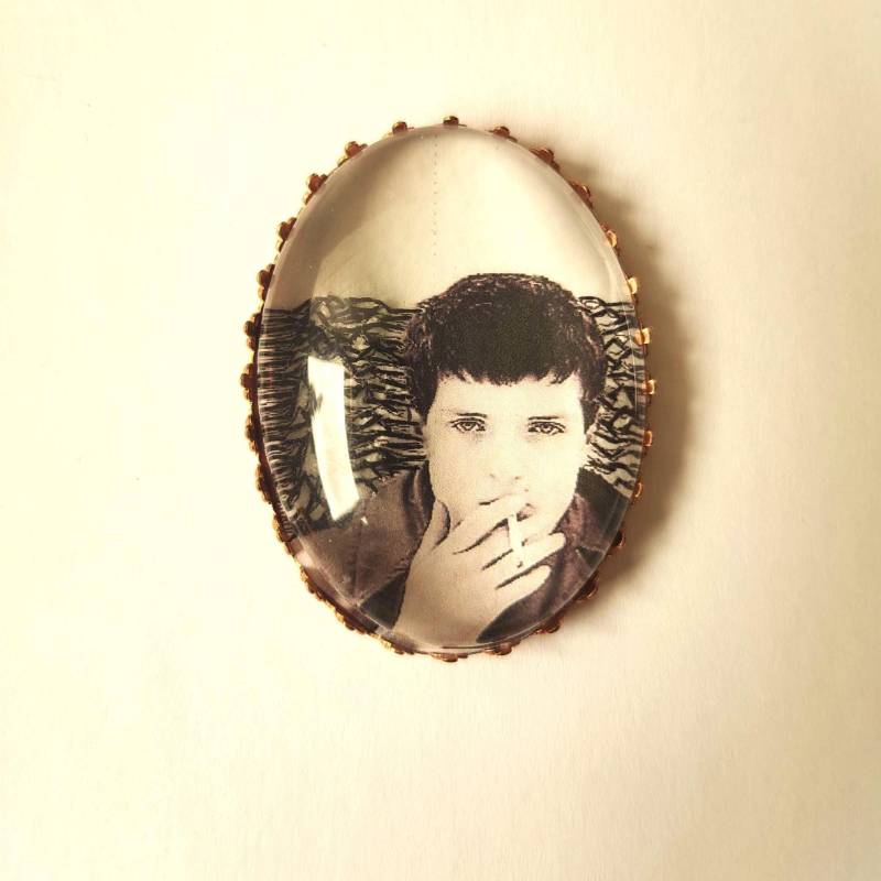 Ian Curtis Joy Division Handbestickte Brosche Ian Curtis Joy Division Handbestickte Brosche von AtelierAgueda