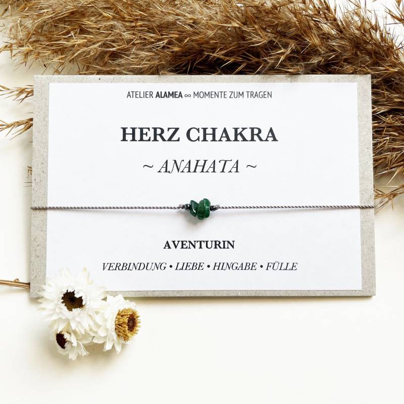 Herzchakra Armband Anahata Aventurin Heilstein Yoga Schmuck Meditation Spiritualität Esoterik Geschenk Edelstein 4. Chakra Chakren Herzchakra Armband Anahata Aventurin Heilstein Yoga Schmuck Meditation Spiritualität Esoterik Geschenk Edelstein 4. Chakra Chakren von AtelierAlamea