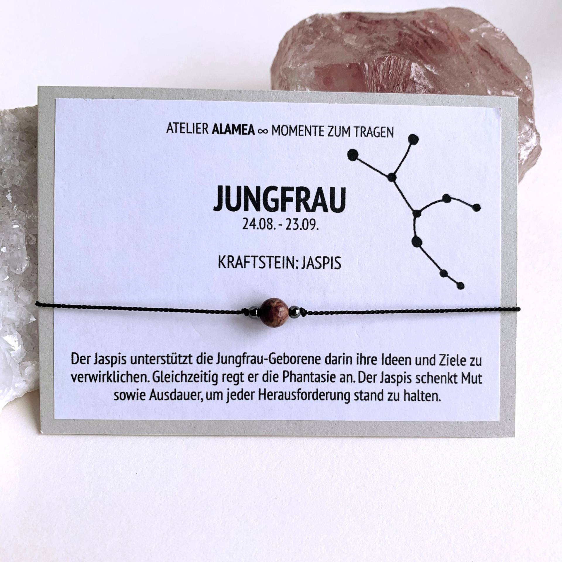 sternzeichen Jungfrau Wunscharmband Glücksarmband Jaspis Wishbracelet Wish Bracelets Armband Freundschaftsarmband Geschenk Astrologie Astro sternzeichen Jungfrau Wunscharmband Glücksarmband Jaspis Wishbracelet Wish Bracelets Armband Freundschaftsarmband Geschenk Astrologie Astro von AtelierAlamea