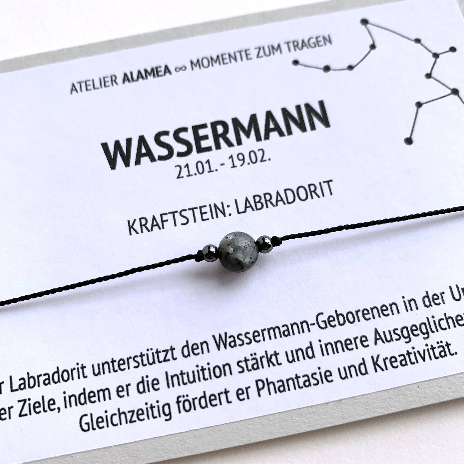 sternzeichen Wassermann Wunscharmband Glücksarmband Labradorit Schmuck Armband Freundschaftsarmband Geburtstagsgeschenk Astrologie sternzeichen Wassermann Wunscharmband Glücksarmband Labradorit Schmuck Armband Freundschaftsarmband Geburtstagsgeschenk Astrologie von AtelierAlamea