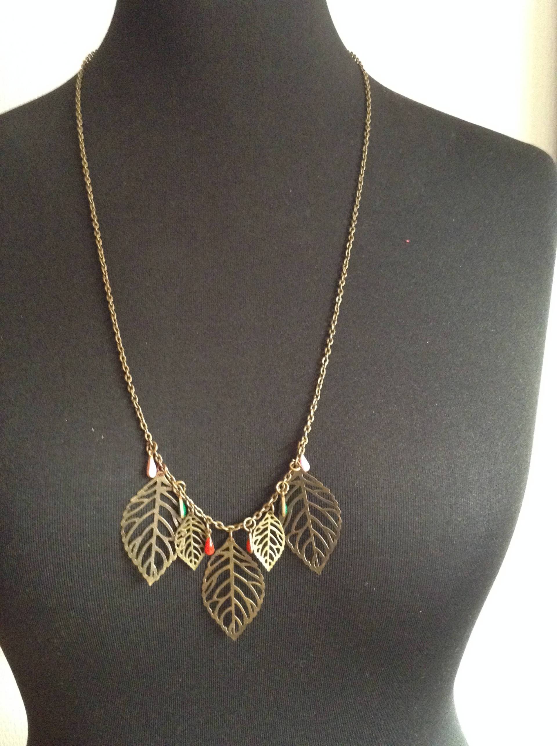 Bronzekette Und Charm-Halskette Bronzekette Und Charm-Halskette von AtelierAlineShop