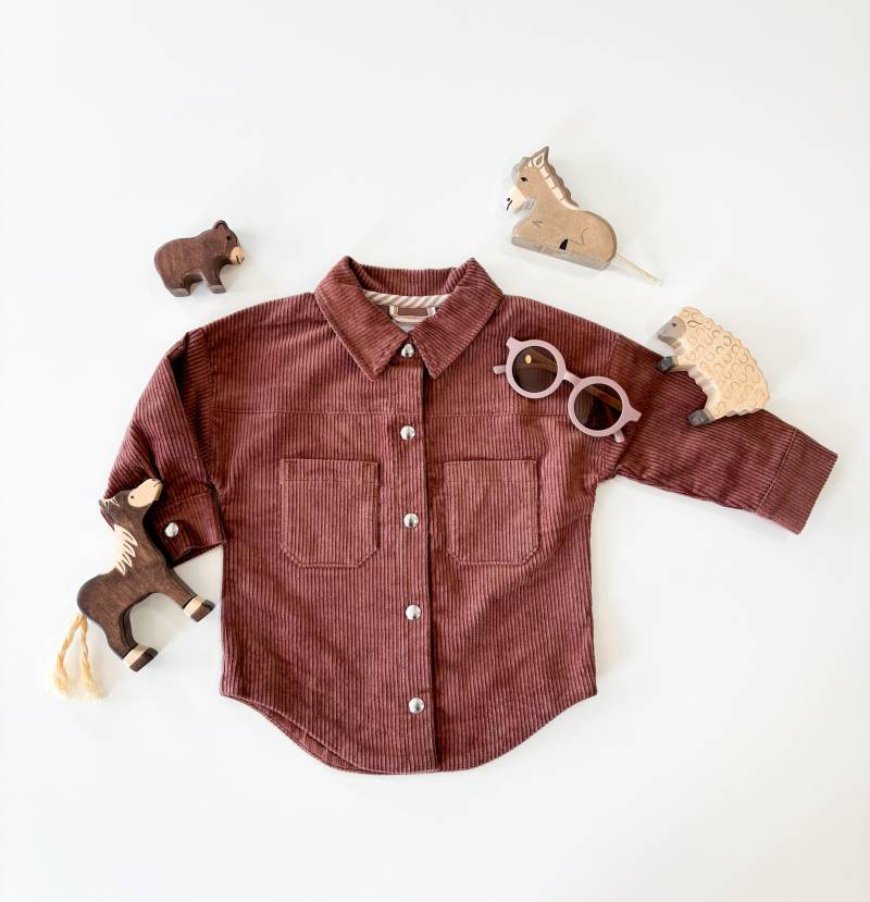 Cordjacke Mauve von AtelierBarbaraPrinz