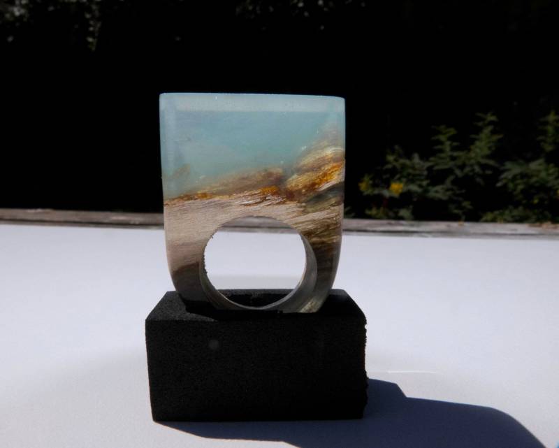 Transformation, Großer Ring, Frau Ring Des Abends, Originellen Schmuck, Holz Schmuck Und Harz, Holz, Natur Transformation, Großer Ring, Frau Ring Des Abends, Originellen Schmuck, Holz Schmuck Und Harz, Holz, Natur von AtelierBoisResine