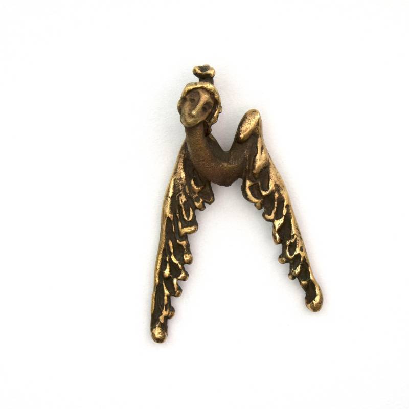 004 Engel Mit Fester Öse Bronzeanhänger Von Vojtěška Vlèková von AtelierJaromira