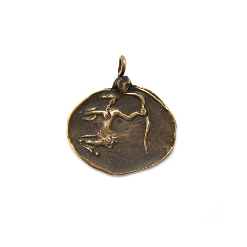 025-009 Schütze Bronze Anhänger Von Vojtěška Vlèková von AtelierJaromira