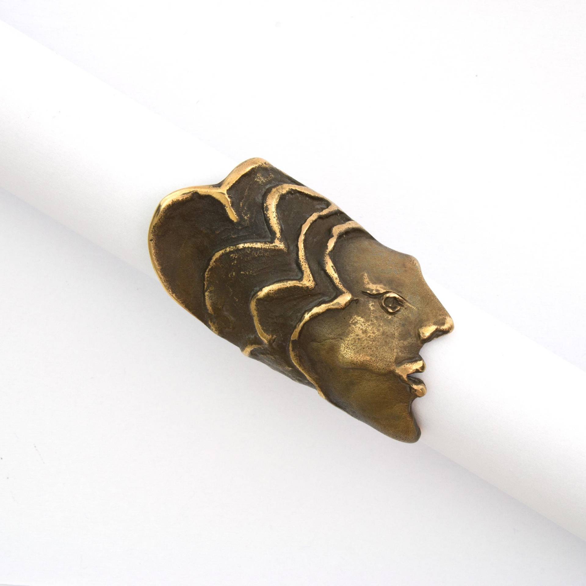 112 Scaly Bronze Ring Von Vojtěška Vlèková von AtelierJaromira