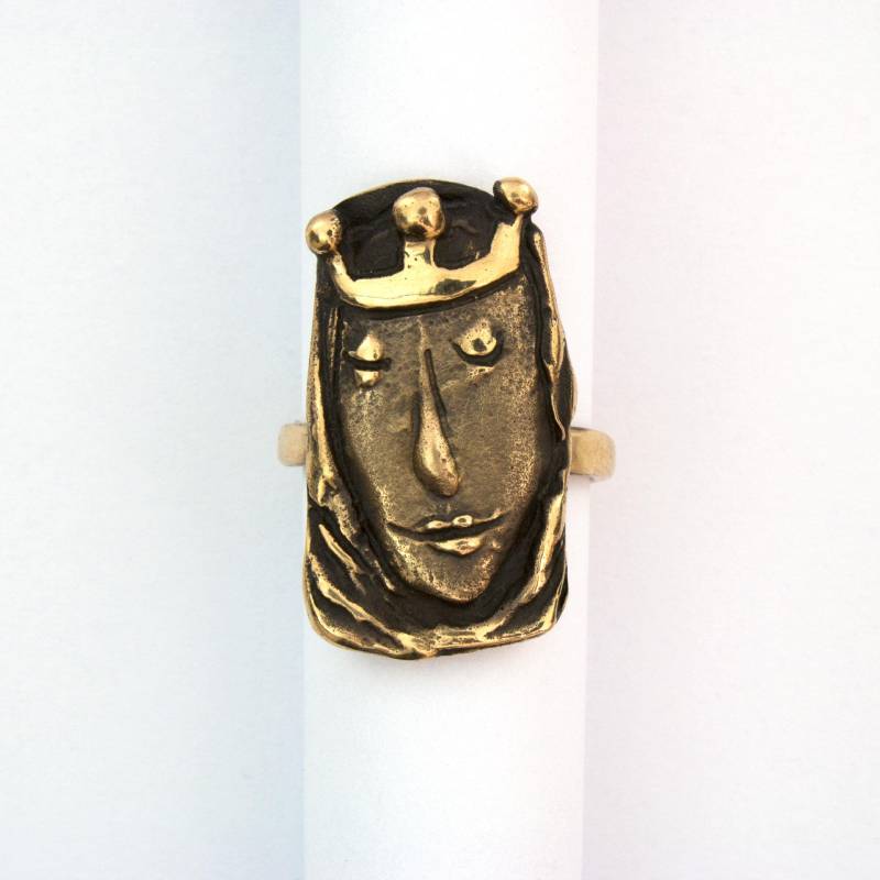 177 Königin Bronze Ring Von Vojtěška Vlèková 177 Königin Bronze Ring Von Vojtěška Vlèková von AtelierJaromira