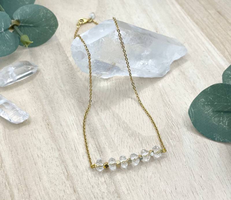 Bergkristall Halskette von AtelierJuligold