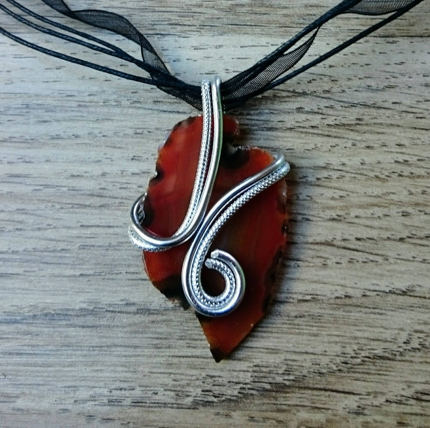 Anhänger Auf Braunem Achat Anhänger Auf Braunem Achat von AtelierKtyCreations