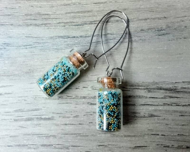 Ohrringe "Kleine Glasfiollen" Ohrringe "Kleine Glasfiollen" von AtelierKtyCreations