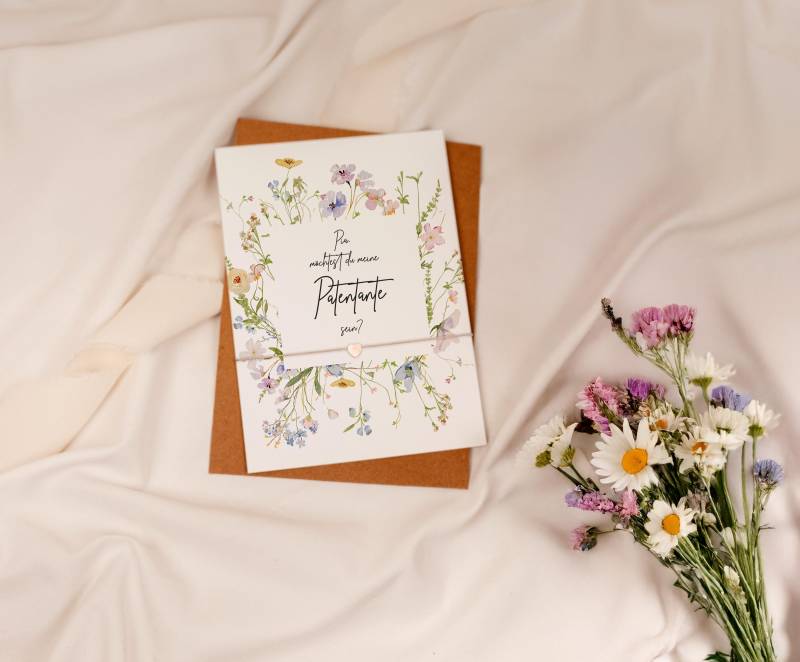 Patentante Fragen Armband Gravur Herz Karte Filigran Geschenkset Taufe Gold Rosegold Silber Freundin Postkarte Möchtest Du Meine Patin Sein Patentante Fragen Armband Gravur Herz Karte Filigran Geschenkset Taufe Gold Rosegold Silber Freundin Postkarte Möchtest Du Meine Patin Sein von AtelierLanea