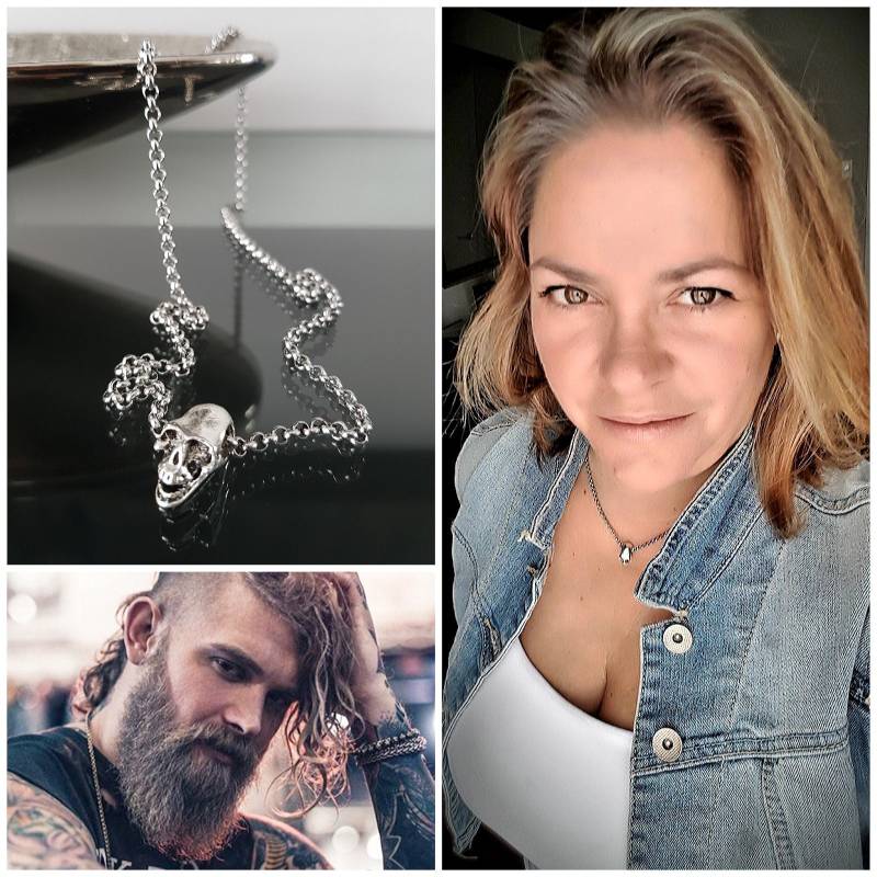 Kette Und Anhänger "La Muerte' von AtelierMGuay