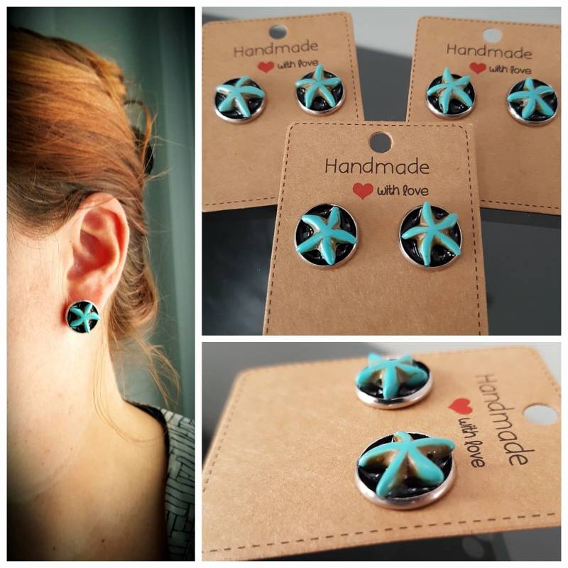 Ohrringe "Blue Starfish' von AtelierMGuay