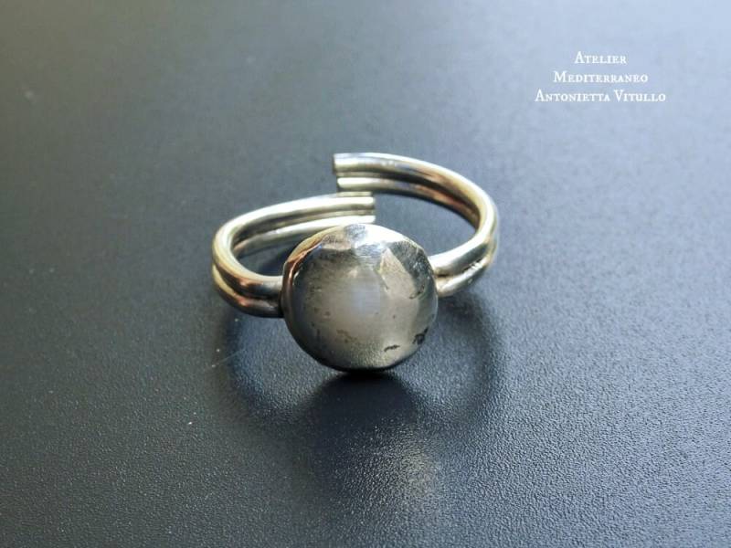 sterling Silber Nugget Ring Auf Bestellung von AtelierMediterraneo