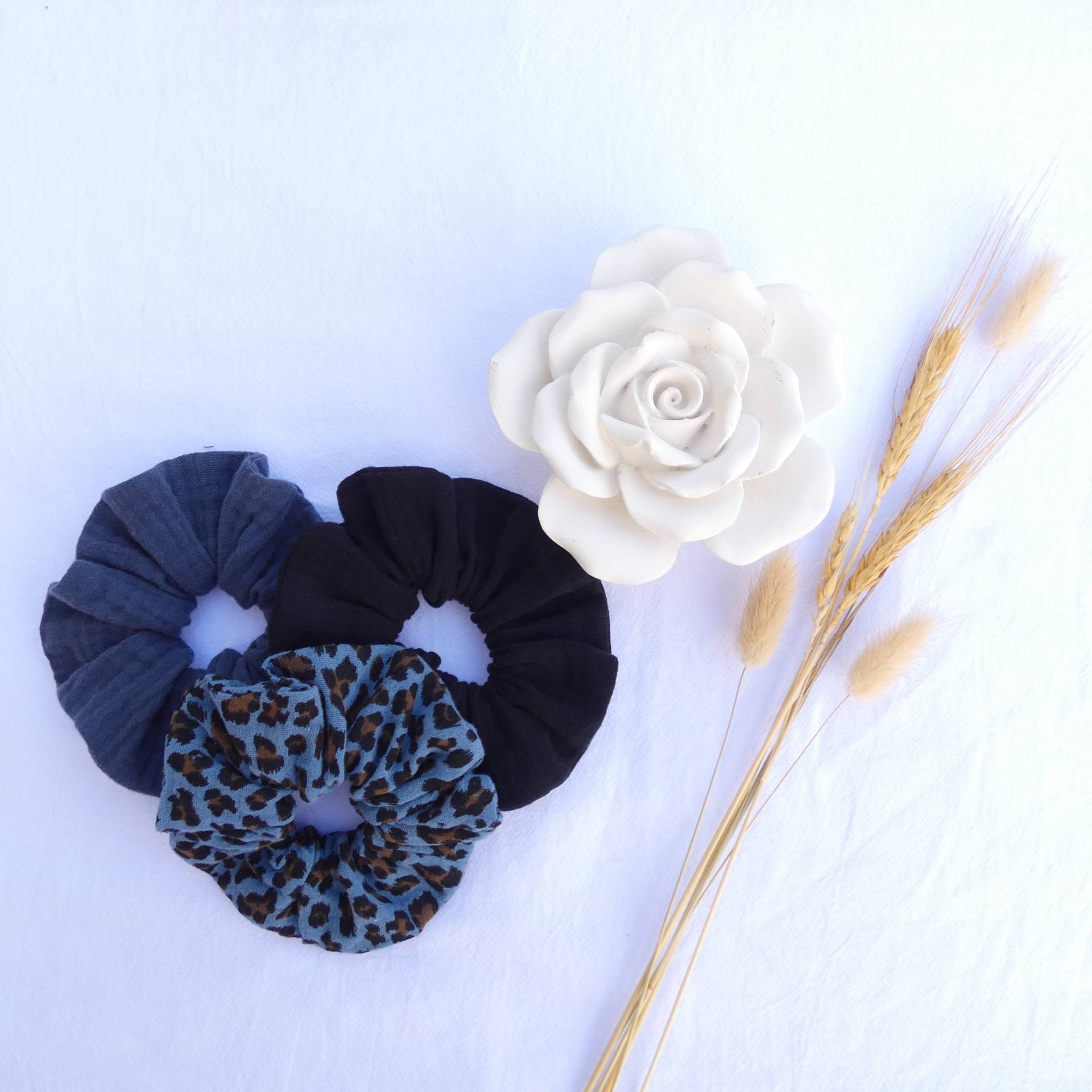 Scrunchie/Haarliebling Haargummi Boho-Bohemian-Haaraccessoire von AtelierMelopee