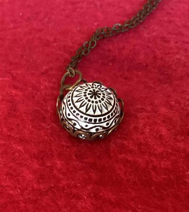 Cabochonschmuck Kette Mosaik von AtelierNaturundKunst