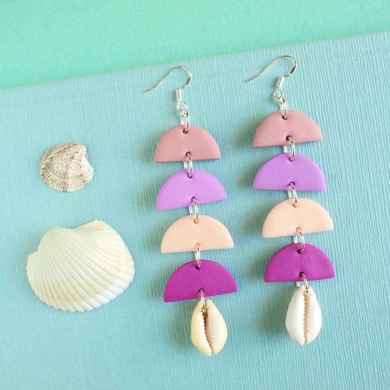 Candy Party - Handgemachte Polymer Clay Ohrringe Statement Mit 925 Sterling Silber Haken Tragbare Kunst Schmuck Candy Party - Handgemachte Polymer Clay Ohrringe Statement Mit 925 Sterling Silber Haken Tragbare Kunst Schmuck von AtelierPaprika