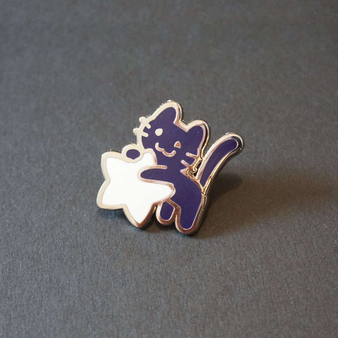 Space Kätzchen | Silber - Hard Enamel Pin | 25mm Space Kätzchen | Silber - Hard Enamel Pin | 25mm von AtelierPersephone