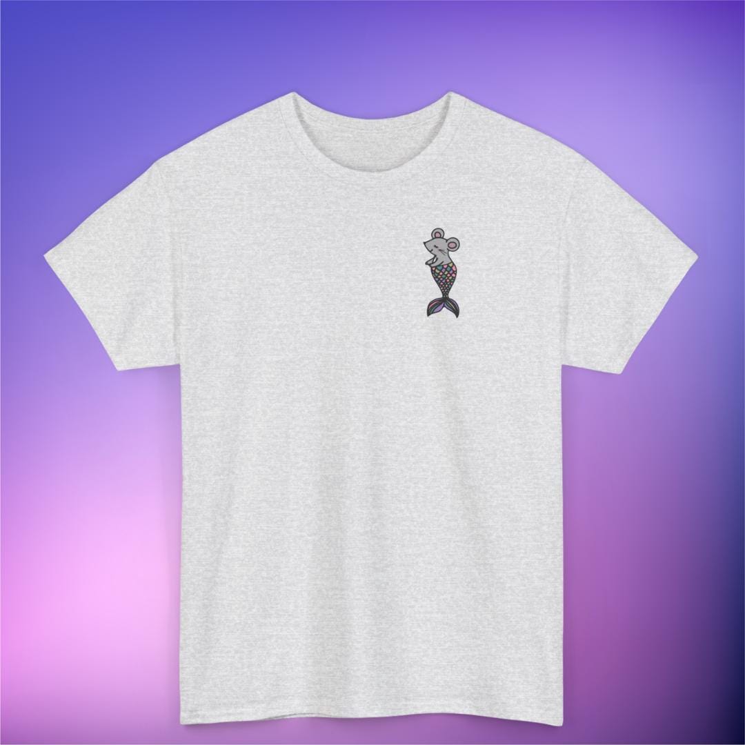 Meerjungmaus I T-Shirt Mit Mausprint Maus Shirt Aus Baumwolle Süßes Maus-Design Baumwollshirt Meerjungmaus I T-Shirt Mit Mausprint Maus Shirt Aus Baumwolle Süßes Maus-Design Baumwollshirt von AtelierPiDesign