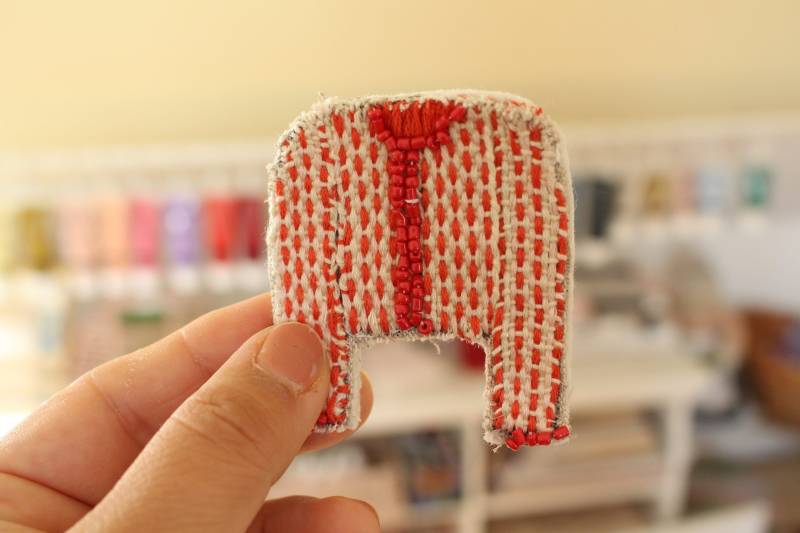 Brosche Jacke Brosche Jacke von AtelierSi