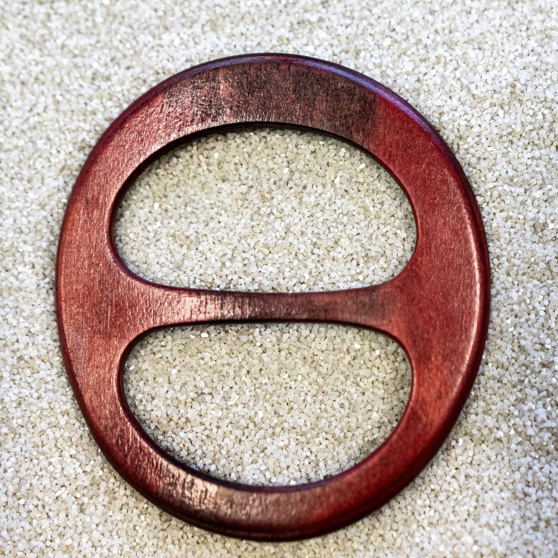 Schalring Aus Holz, Größe L, Ideal Für Leichte Und Schwerere Tücher Schals, Sehr Formschön Stabil von AtelierSinger