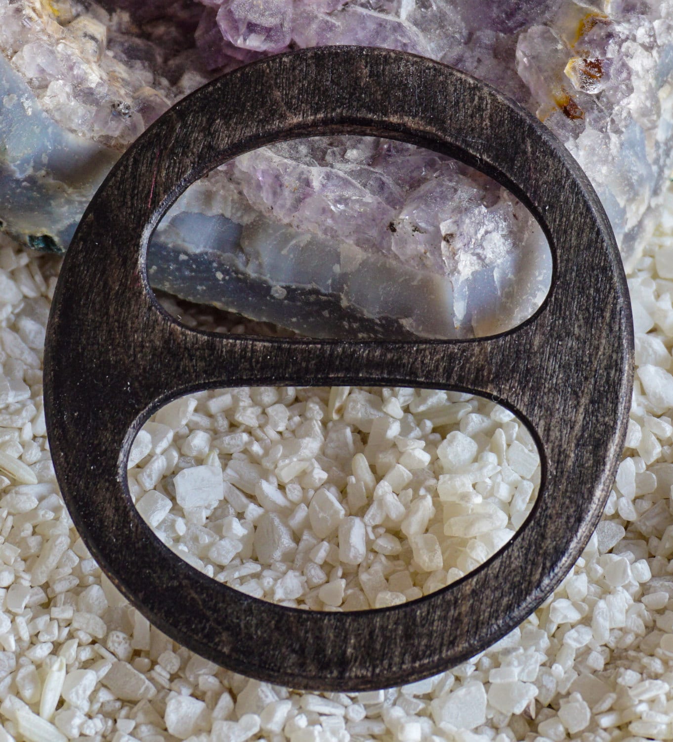 Schalring Aus Holz, Größe L, Ideal Für Leichte Und Schwerere Tücher Schals, Sehr Formschön Stabil von AtelierSinger