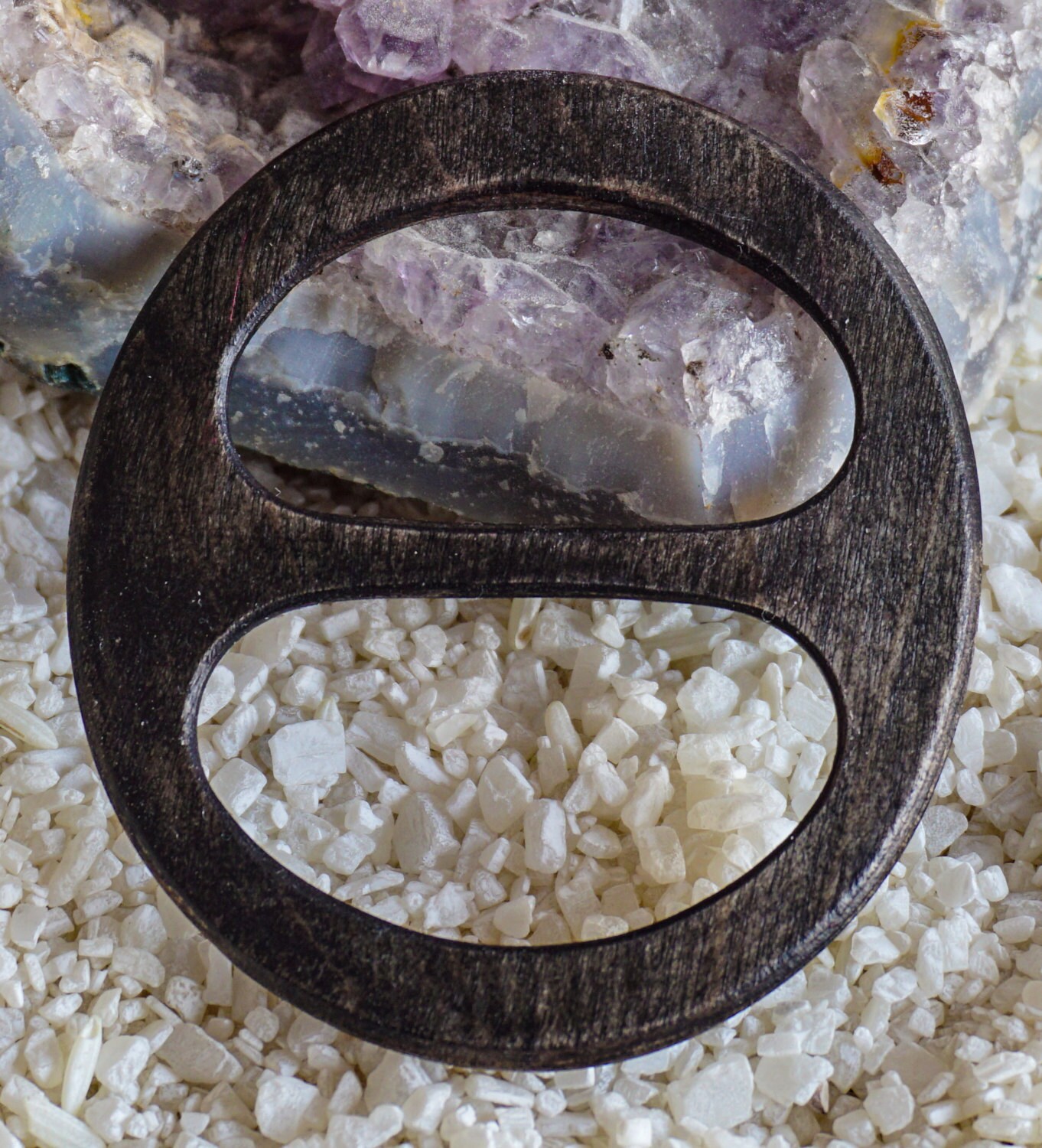 Schalring Aus Holz, Größe M, Ideal Für Leichte Und Schwerere Tücher Schals, Sehr Formschön Stabil von AtelierSinger