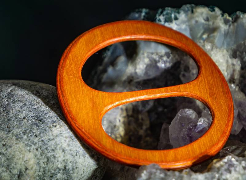 Schalring Aus Holz, Größe M, Schalhalter, Tuchhalter, Handgemacht, Federleicht von AtelierSinger