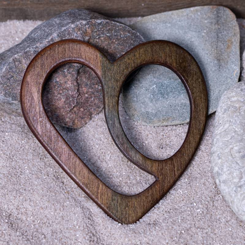 Schalring Aus Holz, Schalhalter, Tuchhalter, Handgemacht, Federleicht von AtelierSinger