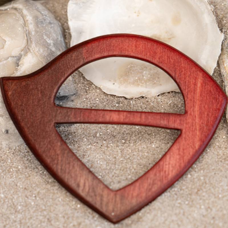 Schalring Aus Holz, Schalhalter, Tuchhalter, Handgemacht, Federleicht von AtelierSinger