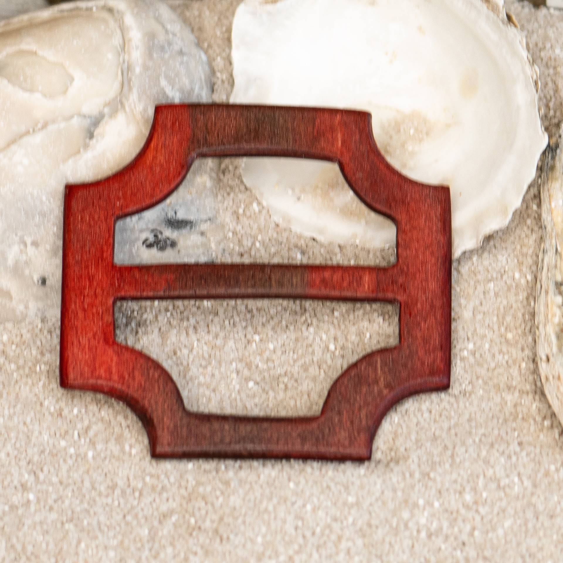 Tu 150122-01 Tuchschließe Und Schalring Aus Formverleimtem Dünnen Birkenholz. 6-Schichtig Dadurch Sehr Bruchfest. Extrem Leichtes Unikat von AtelierSinger