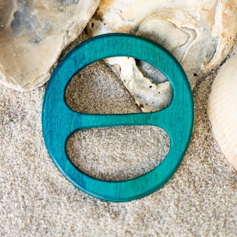 Tuchschließe, Größe M, Aus 6Fach Formverleimtem Dünnen Birkenholz. Federleicht Und Sehr Bruchfest. M | Siehe Foto von AtelierSinger