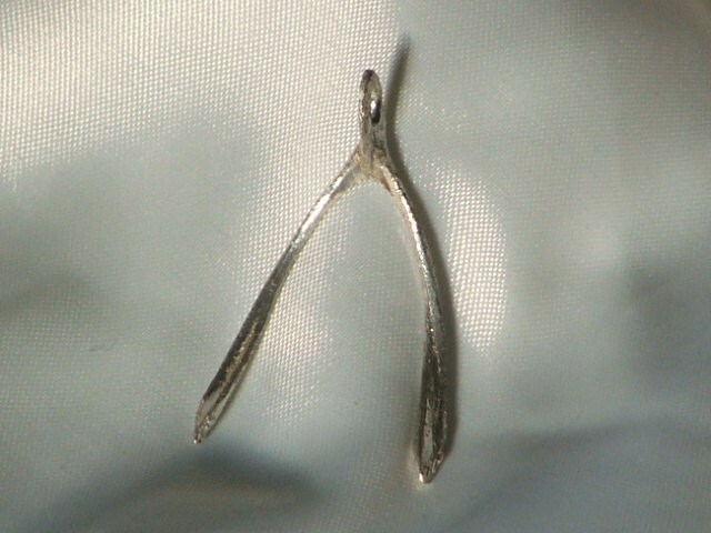 Wishbone-sterling Silber Anhänger-Made To Order von AtelierTheHun