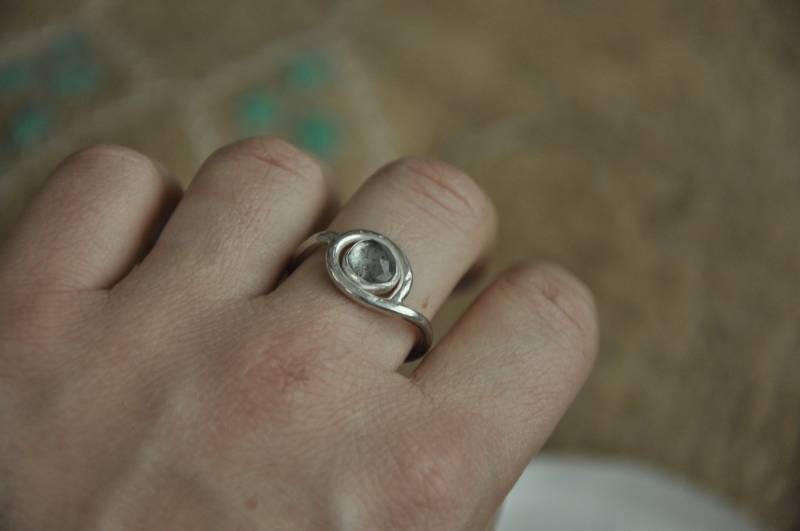 Moosaquamarin Ring von AtelierVicus