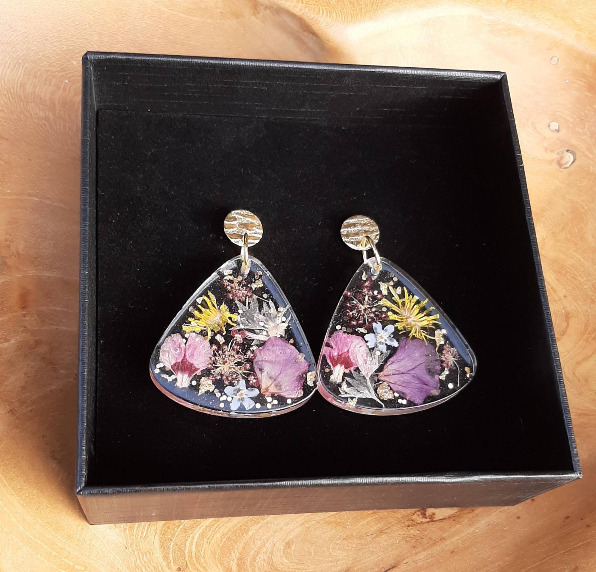 Ohrringe Mit Echten Blumen -Handgemachte Blumenohrringe von AtelierVonSimone