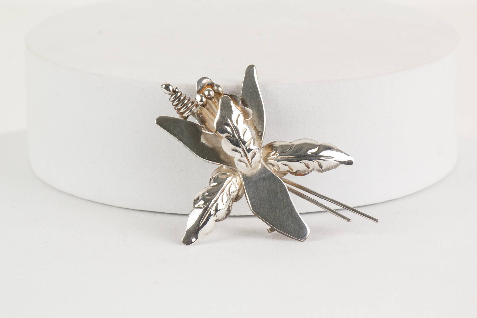 Anstecker Sterling Silber Mexiko Blume Gesteck von AtelierZurLinde