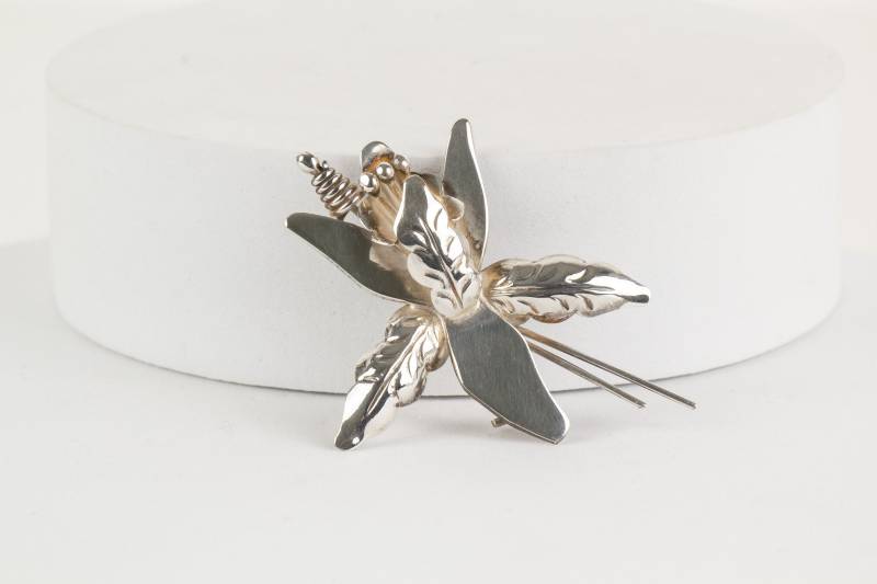 Anstecker Sterling Silber Mexiko Blume Gesteck von AtelierZurLinde