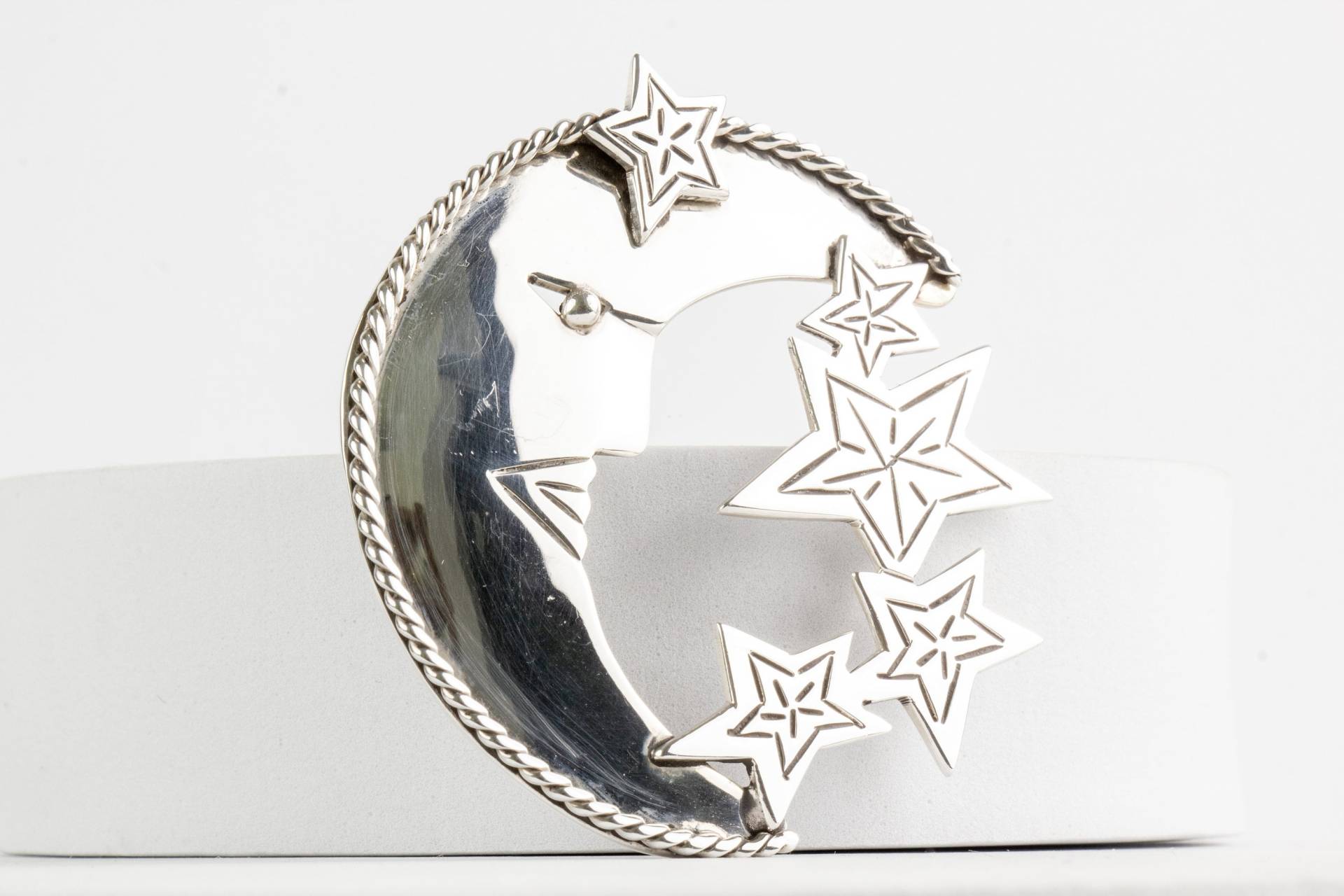 Brosche Sterling Silber Taxco Mexico Mond Sterne Massiv 925 Brosche Sterling Silber Taxco Mexico Mond Sterne Massiv 925 von AtelierZurLinde