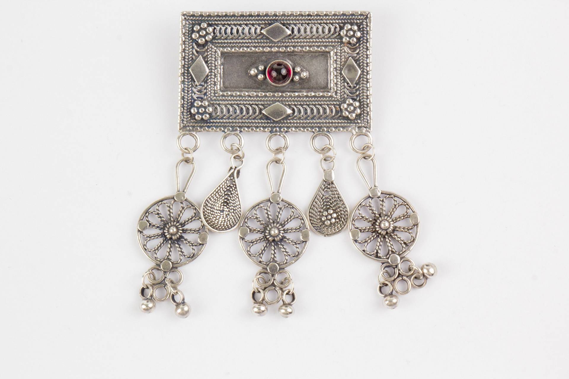 Brosche Vintage Sterling Silber Granat Edelstein Floral Art Deco 925 Brosche Vintage Sterling Silber Granat Edelstein Floral Art Deco 925 von AtelierZurLinde