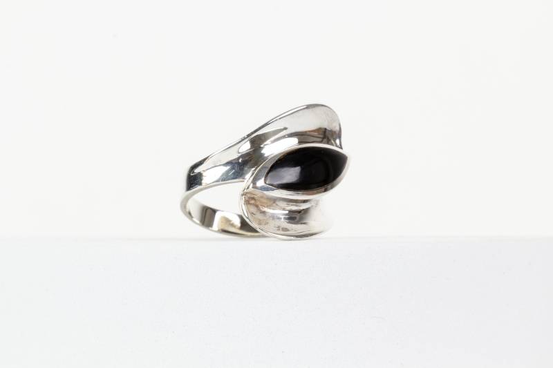 Ring Sterling Silber Onyx Edelstein von AtelierZurLinde