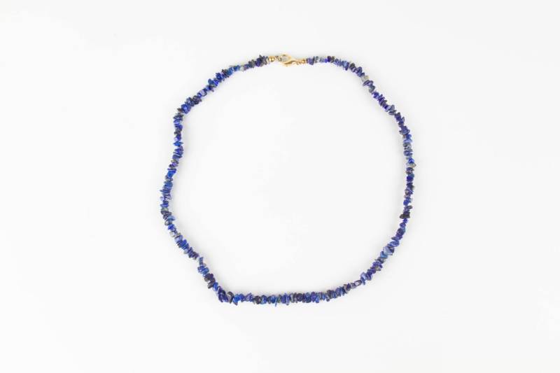 Splitterhalskette Lapis Lazuli Edelstein von AtelierZurLinde
