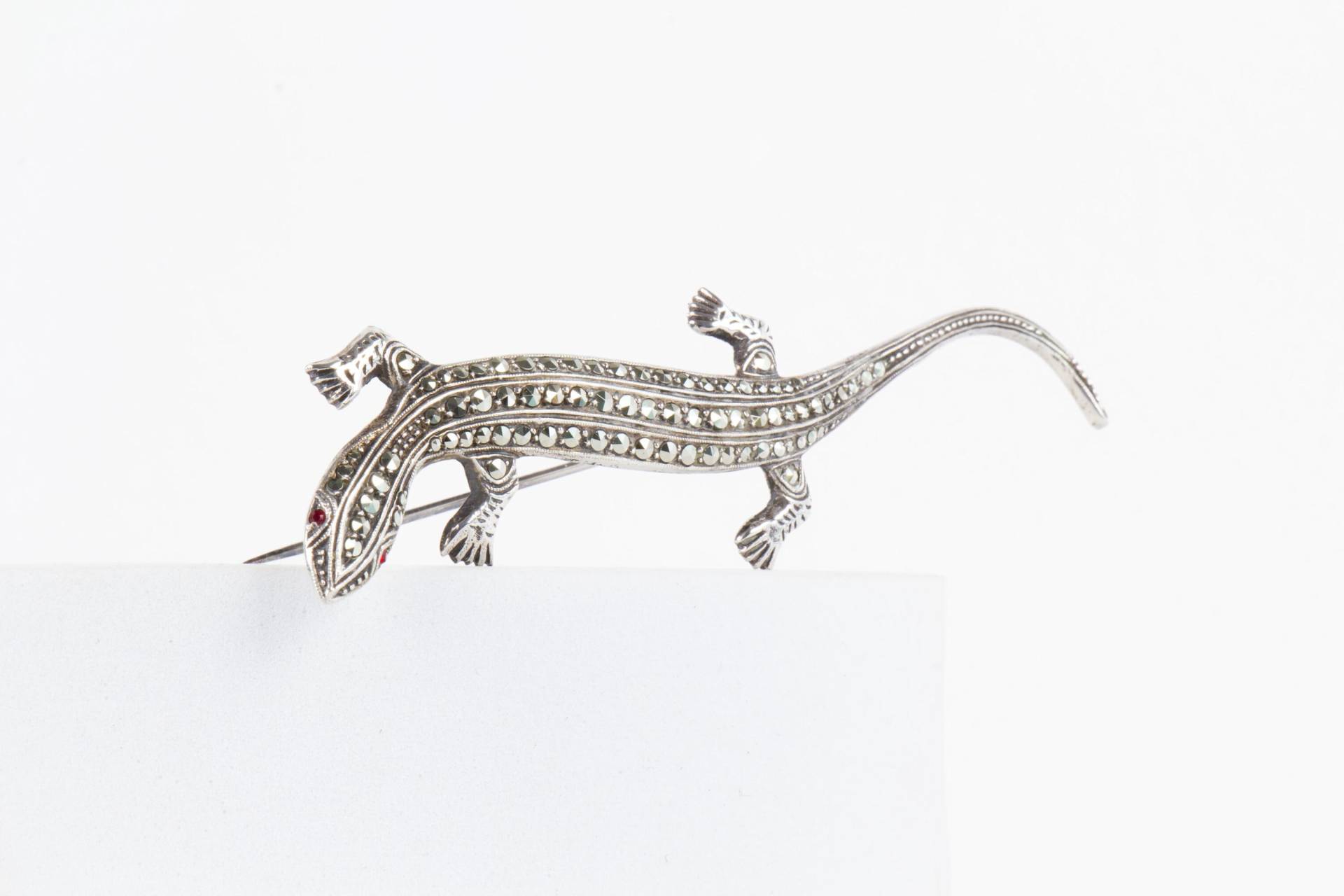 Vintage 835 Silber Brosche Eidechse Vintage 835 Silber Brosche Eidechse von AtelierZurLinde