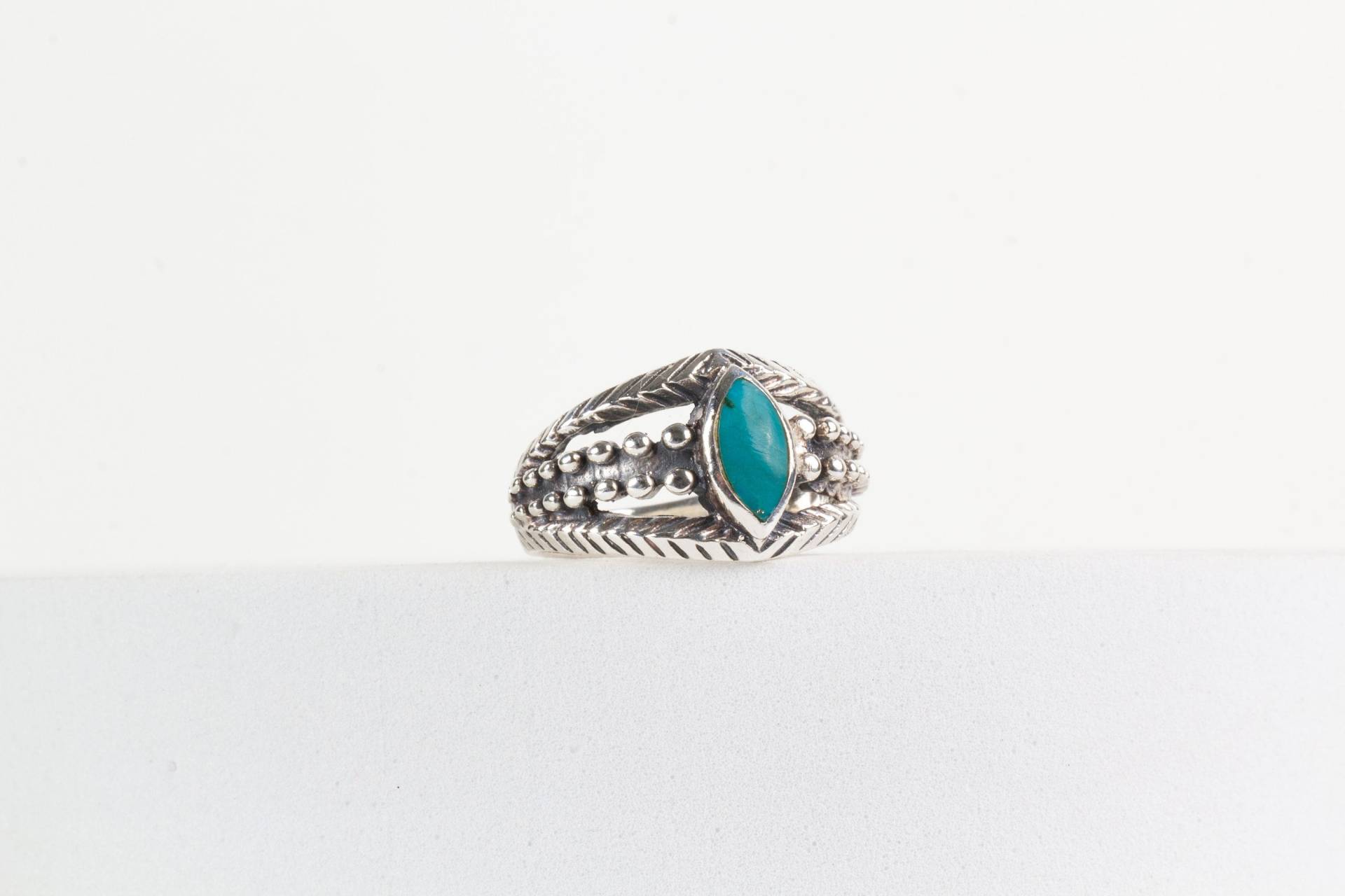 Vintage 925 Silber Ring Grüner Onyx Edelstein Vintage 925 Silber Ring Grüner Onyx Edelstein von AtelierZurLinde
