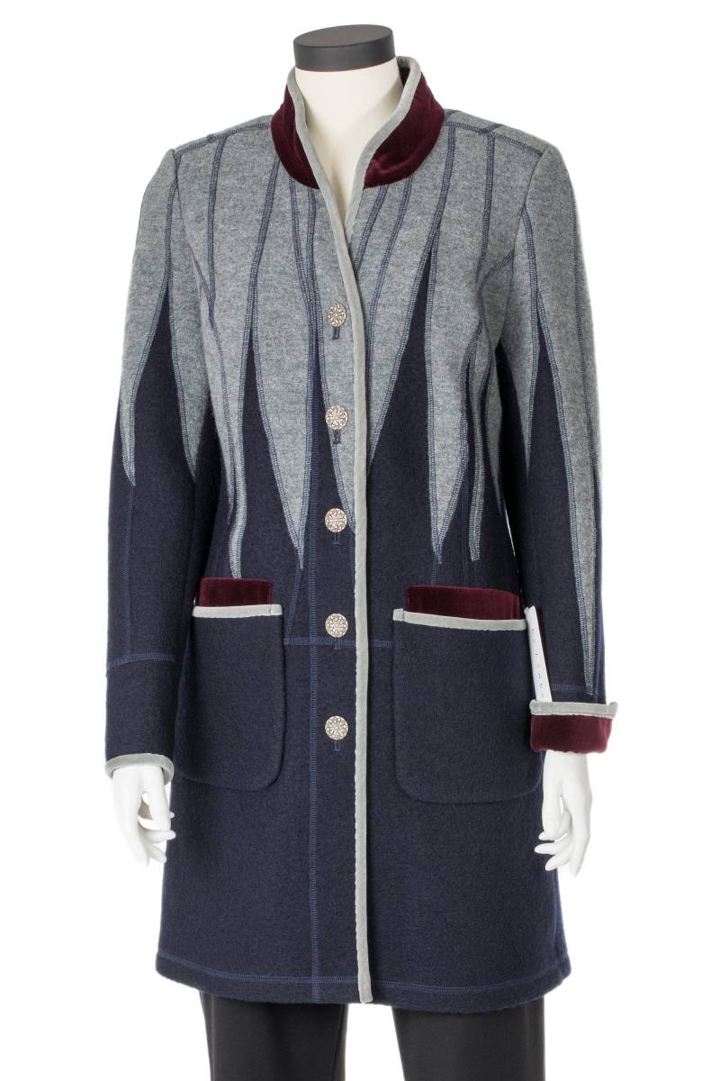 Kurzmantel 100% Schurwolle - Walk Gr. 38 von AtelierbyLaube