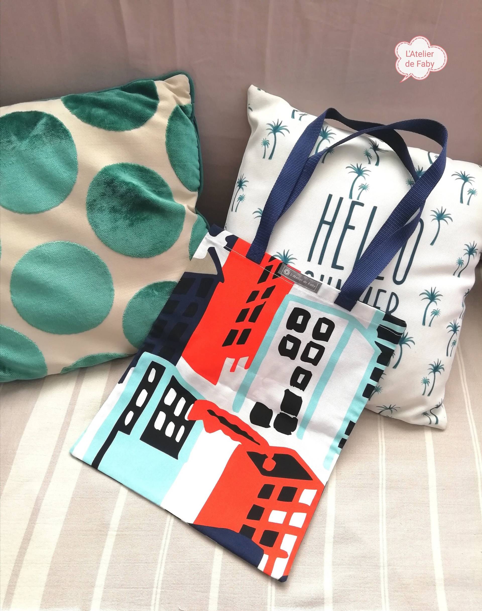 Tote Bag Oder Einkaufstasche Mit „Urbanem" Motiv Tote Bag Oder Einkaufstasche Mit „Urbanem" Motiv von AtelierdeFaby